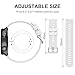 Meliya Bands Compatible with Garmin Forerunner 245/645 Watch Band, Garmin Forerunner 158/55 Watch Band Women Men, Soft Silicone Sport Replacement Strap for Forerunner 158/245/55,Venu Sq,Vivoactive 5/3 Smart Watch (White)