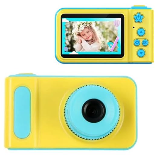 Mini Câmera Digital Filmadora Infantil Para Criança Portátil - Azul
