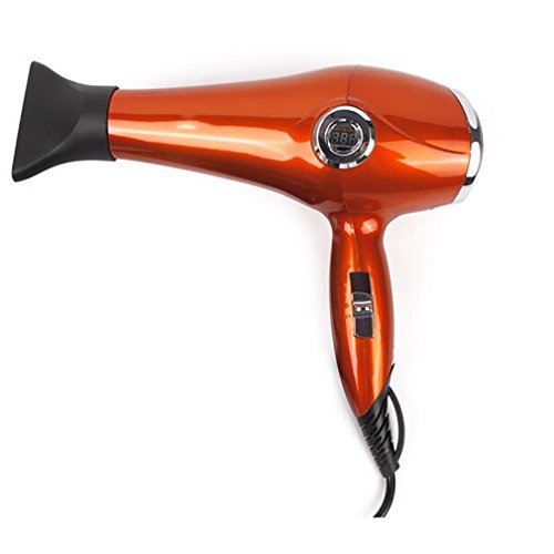 Professionelle LCD Display Leucht Orange Haartrockner Fön Negativ-Ionen Haartrockner Heiß Und Kalt Secador