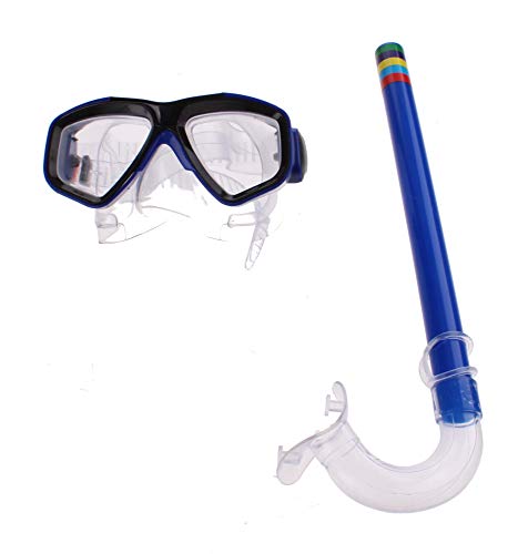 Jialong Equipo de buceo, 4 piezas, azul