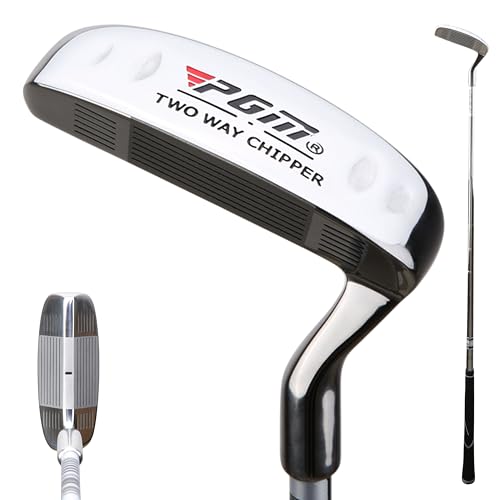 Pgm Golf Two-Way Chipper Club For Men &Amp; Women, Ambidextrous Left Handed And Right Handed, High Forgiveness For Easy Short Game Chips (Sliver)