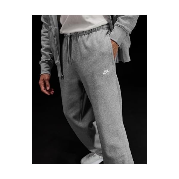 Nike Men's Club Open Hem Brushed Fleece Pants - Image 2