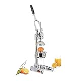 Photo Gallery relaxdays 10021723_55 spremiagrumi premium z8, per arance e limoni, manuale, professionale, argento Photo Gallery relaxdays 10021723_55 spremiagrumi premium z8, per arance e limoni, manuale, professionale, argento