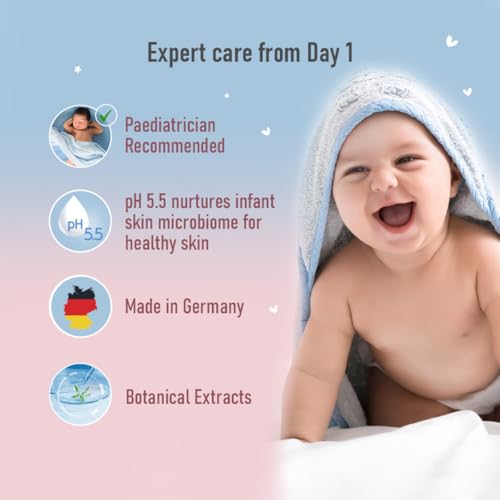 Image of Sebamed Baby Cleansing Bar|pH 5.5 |Newborn bathing|Soap Free|Tear Free|150 gm