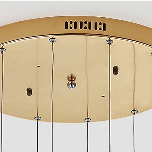 Lustre conique en laiton dore d'exception pour sublimer une villa