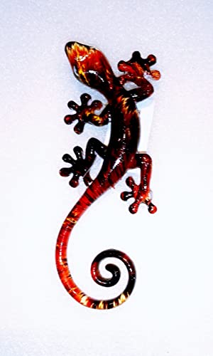 Idellia Salamandre Murale OU A Poser Rouge ET Noire en RESINE