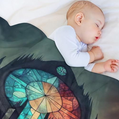 Manta de franela cálida Katzehedral para compartir momentos en el sofá 4