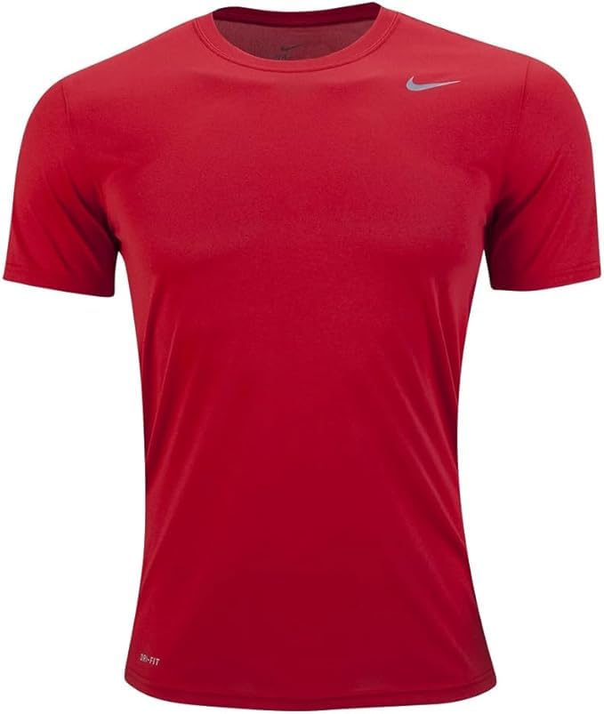 Nike Mens Team Legend Short Sleeve Crew T-Shirt as1 Alpha 3X-L Regular Regular Red