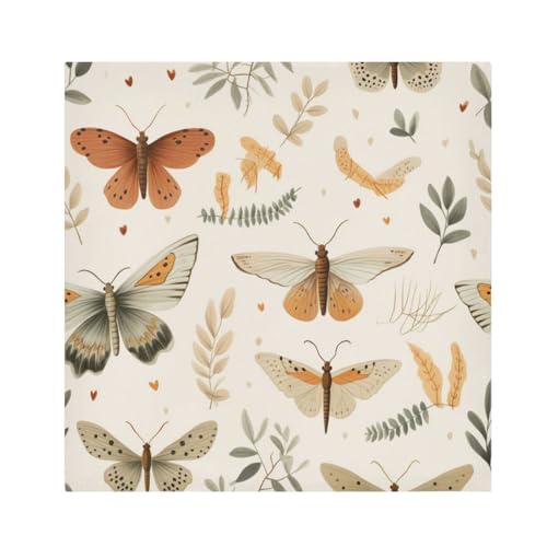 Servilletas de Tela Mariposa Set de 6 20x20 pulgadas miniatura 1