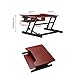 ntumLeap Standing Desk Height-Adjustable Stand-Up Desk Converter Dual Monitor and Laptop Lifting Station for All Workstations One Size