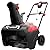 PowerSmart Electric Snow Blower, Corded Single Stage Snow Thrower, 21-Inch, 15-Amp, with LED Light for Yard Driveway