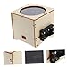 WHAMVOX 1Set Self Assembly Wood Star Light Projector Kit Night Light for Bedroom Atmosphere Educational DIY Craft for Creative Learning Tool to Explore The Cosmos