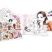 Depesche 12714_A Top Model Colouring and Sticker Book Kitty and Doggy, pink