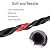 Universal Automotive Door Seal Strip D-Shape Self-Adhesive Weather Stripping for Car Truck Door Window Soundproof Noise Insulation Sealing (11/20" (W) x 11/20" (T) x 19.7' (L))