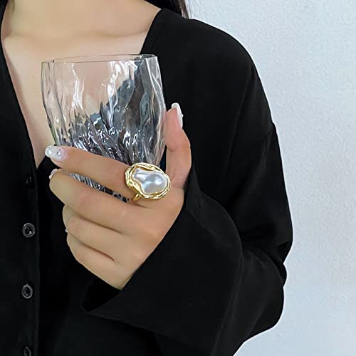 Women Pearl Ring 925 Sterling Silver Cubic Zirconia Infinity Pearl Ring White Freshwater Cultured Pearl for Wedding Casual Wear Special Occasions Women Pearl Ring Big Pearl Sterling Silver Boho Ring3