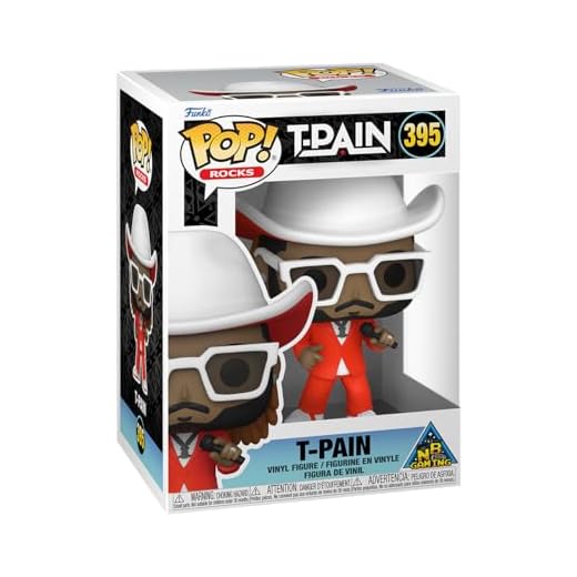 Funko Pop! Rocks: T-Pain - Figura de Vinilo Coleccionable - Idea de Regalo- Mercancia Oficial - Juguetes para Niños y Adultos - Music Fans - Muñeco para Coleccionistas y Exposición