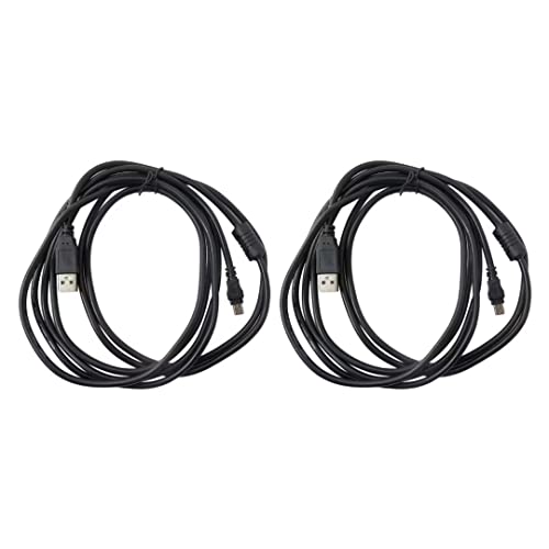 Gxcdizx 2 Pcs USB Cable Cord for Sony Playstation 3 PS3 New 10FT Wireless Controller USB Charging Cord Cable