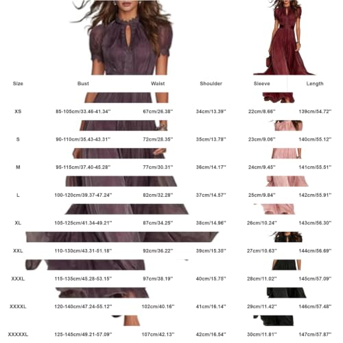 Womens Lace Spliced Soft Maxi Dress Short Sleeve Flow Evening Gowns Purple - image 5