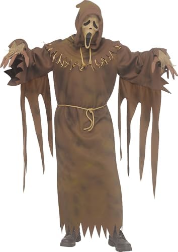 Fun World Ghost Face Scarecrow Costume Adult Scream Halloween Cos...