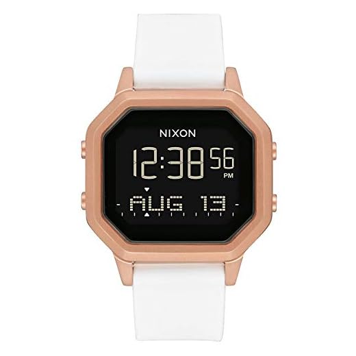 Nixon Reloj Digital para Mujer de automáticamente con Correa en Silicona A1211-1045-00