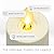 Luminara Realistic Artificial Moving Flame Votive Candle - Set of 2 - Moving Flame LED Battery Operated Lights for Christmas, Halloween - Remote Ready - Remote Sold Separately - Ivory - 1.5" x 4"