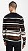 Theory Men's Hilles Crew Neck Cashmere Striped Sweater, Camel Multi, X-Large
