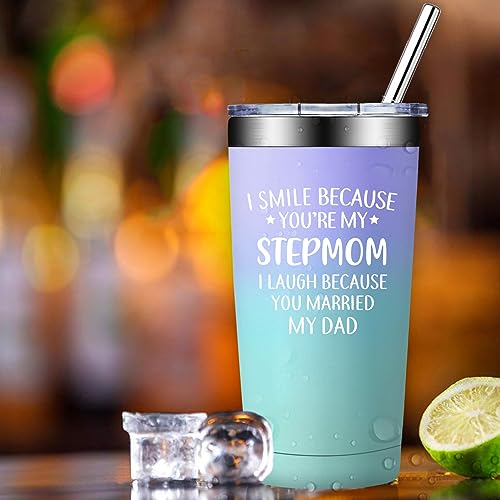 Grifarny Stepmom Gifts from Daughter, Son - Stepmom Tumbler Cup 20oz by Grifarny - Used condition - Image 8