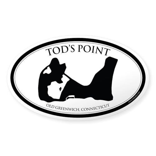 CafePress Tod's Point Oval Car Bumper Sticker