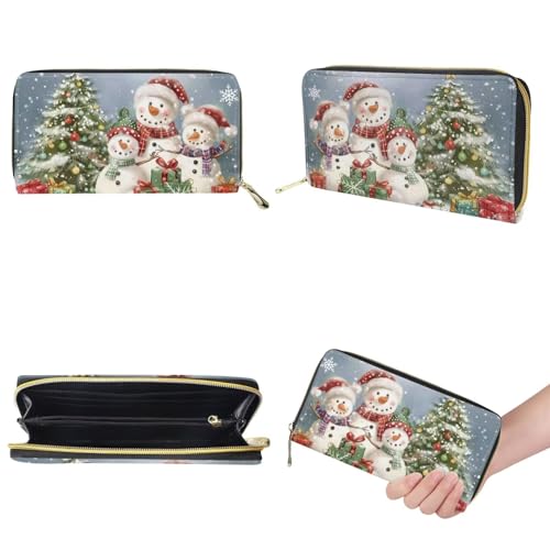 Image of HUGS IDEA Leather Purses and Handbag for Women Bucket Bag with Wrist Wallet 2 Packs