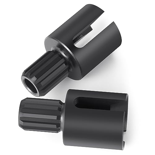 AXspeed 2-slots Design Drive Cup Metal Heavy Duty Drive Cup for 1/5 Scale TRX X-MAXX 8S 7754X Truck Upgrade