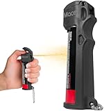 Mace Pepper Spray - Personal Model, 0.63 oz, 12 Feet Range, Max Strength 10% OC Formula, Long Lasting UV...