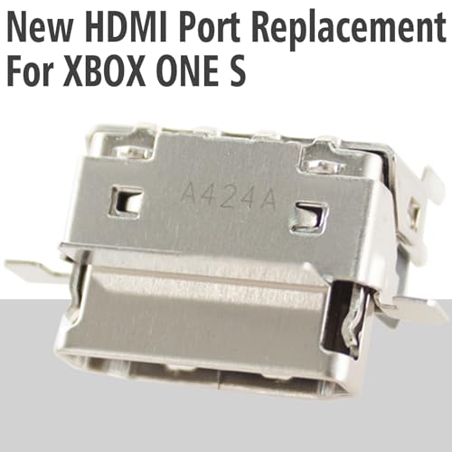 Image of 2PCS HDMI Port Replacement for Xbox One S, Only for Xbox One S Console Accessories Parts with Repair Kit