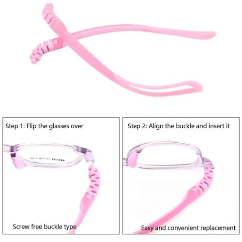 Patas de silicona premium para brazos de gafas infantiles 4