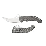 Spyderco Tighe Stick Plain Edge Folding Knife with 3.90