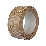 Dalsys Weichsockelleiste selbstklebend dunkle Eiche 15m, Klebeleiste, Abschlussleiste für Fugen in Wohnbereich, Küche, Bad, aus PVC Kunststoff