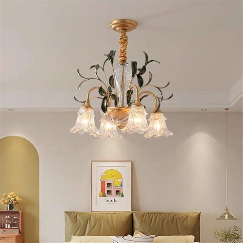 Fleur lustre pastoral américain pour une ambiance bucolique de chambre