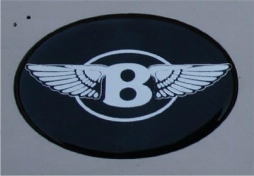 Amazon Chrysler 300ベントレー B と翼のエンブレムバッジのためのステアリングホイール エンブレム 車 バイク