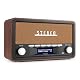 Retro Küchenradio Audizio Foggia mit DAB Plus, Bluetooth und Radiowecker