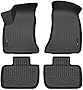 Husky Liners | Weatherbeater Series | Front & 2nd Seat Floor Liners - Black | 98061 | Fits 2011-2021 Chrysler 300 AWD, 2011-2021 Dodge Charger AWD 4 Pcs
