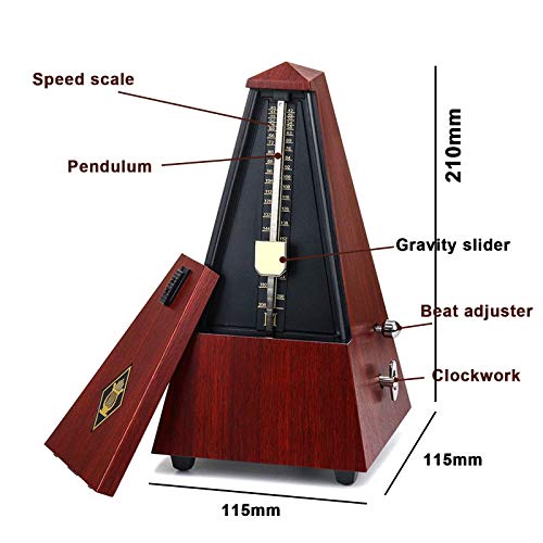 A WARM HOME Métronome Mécanique pour Guitare/Basse/Piano/Violon/Batterie et Autres Instruments Débutant minuterie de… - Les Beatles, Paul McCartney, John Lennon, RIngo Starr, George Harrison A WARM HOME Métronome Mécanique pour Guitare/Basse/Piano/Violon/Batterie et Autres Instruments Débutant minuterie de… – Image 7