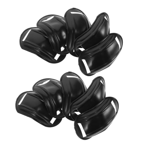 STOBAZA Bike Helmet Chin Pads 10pcs Plastic Chin Rests Comfortable Padding Universal Fit for Motorcycle Bike Ski Helmets