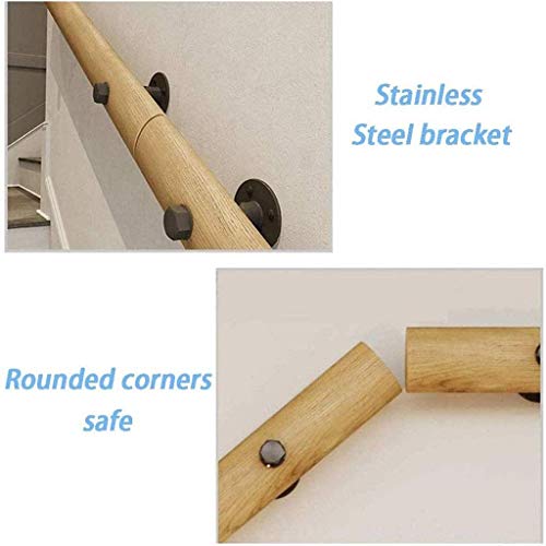 Main courante en pin de 7ft pour escalier intérieur et loft rustique