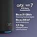 NETGEAR Orbi Serie 870 | Mesh-WiFi-7-System | Kompatibel mit Orbi Serie RBE873 | bis zu 21 Gbit/s | erweitert die Abdeckung um 200 m² | bis zu 150 Geräte | Quad-Band BE21000 | RBE870 | Schwarz