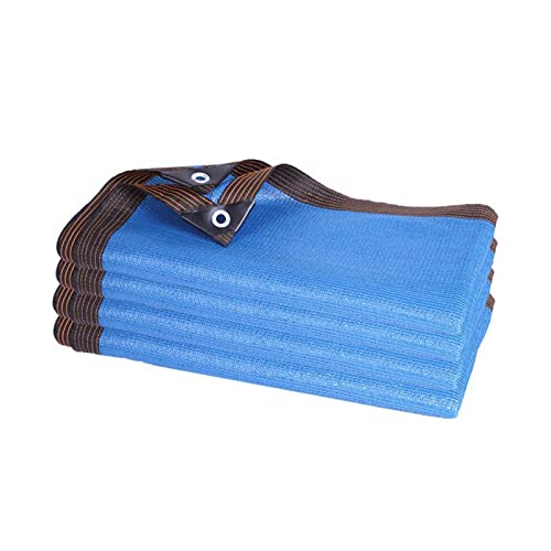 Tela de sombra de 1 x 1 m con 80% de bloqueo solar y ojales, red de jardín para sombra, resistente al viento, protección UV, red de malla ideal para pérgola y terraza