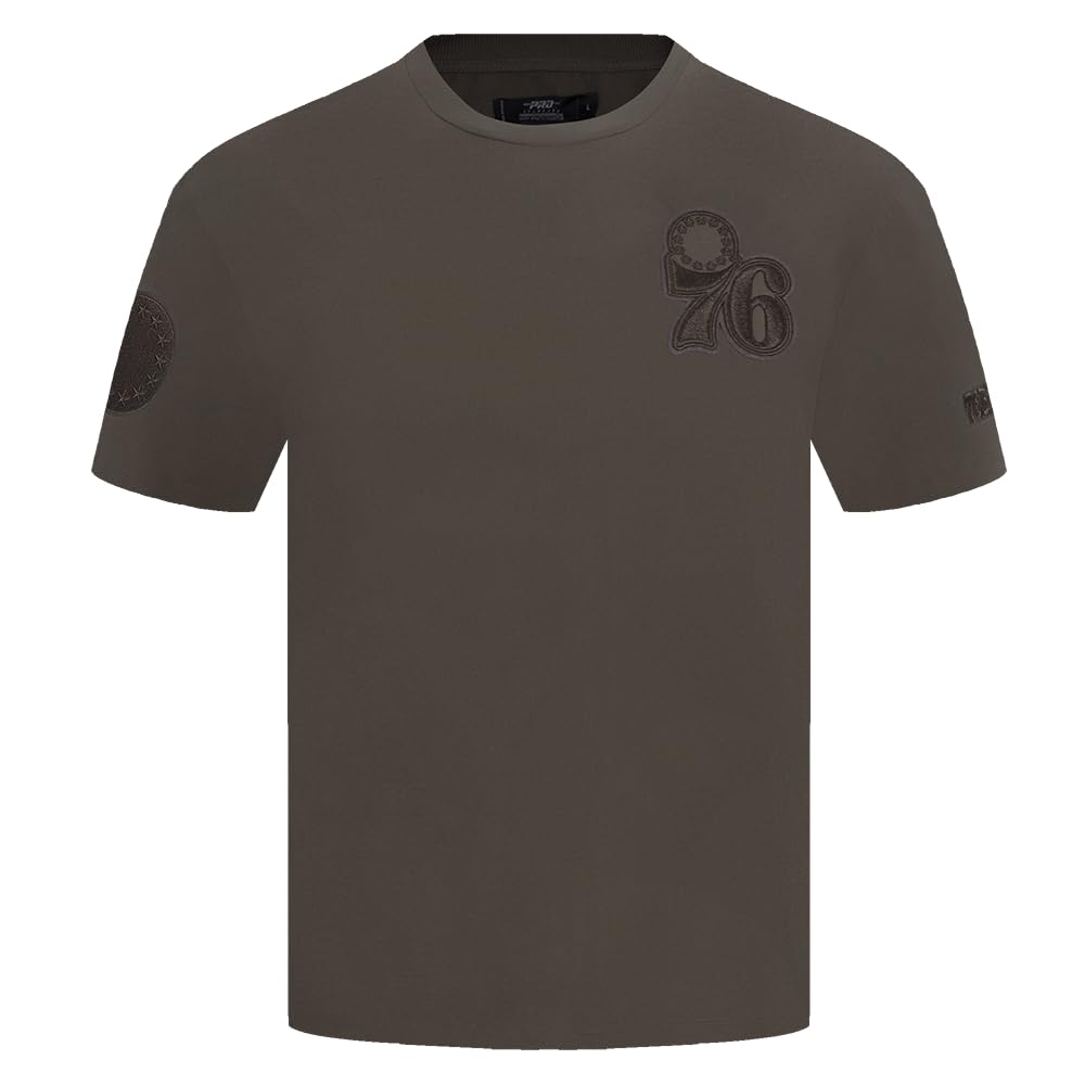 PRO Standard Men's NBA Neutral Short Sleeve Tee, Dark Taupe