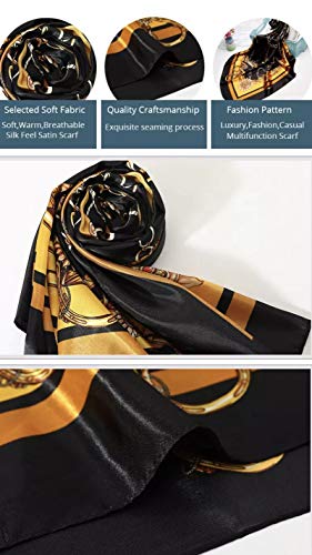 Wild Rags Cowboy Scarves Men Women Silk Scarf Bandana Hair Wrap Face Silk Cover Neck Scarves 35"x 35"4