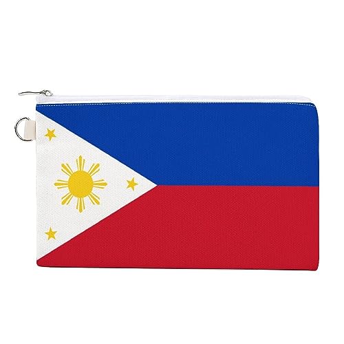 Calculay Philippines Flag Zero Wallet-Coin Wallet/coin Bag/card Bag/canvas Wallet/handbag/makeup Storage Storage Bag, One sizeone size, style-1white