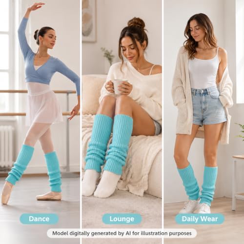 Image of 2 Pcs Leg Warmers Y2k, Leg Warmers, Y2k Accessories, Cute Kawaii Cream Legwarmers for Women Winter