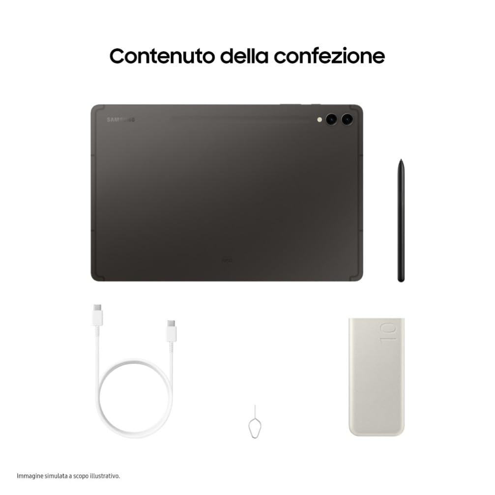 Samsung Galaxy Galaxy Tab S9 Ultra Tablet Android 5G RAM 12GB 256GB SSD [Versione italiana] 2023 + Battery Pack
