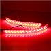 Compatible with KIA Pegas Soluto 2017-2023 LED Rear Bumper Light Fog Lamp Brake Light Reflector Turn Signal